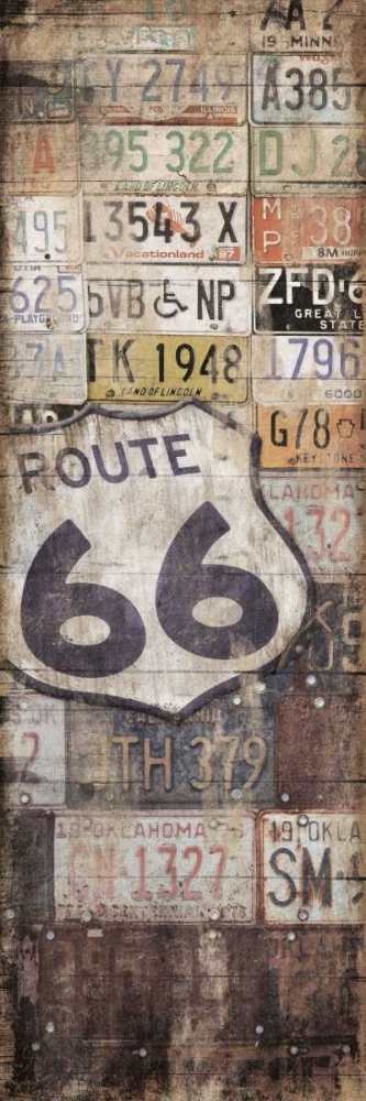 License plates 2 art print by Jace Grey for $57.95 CAD
