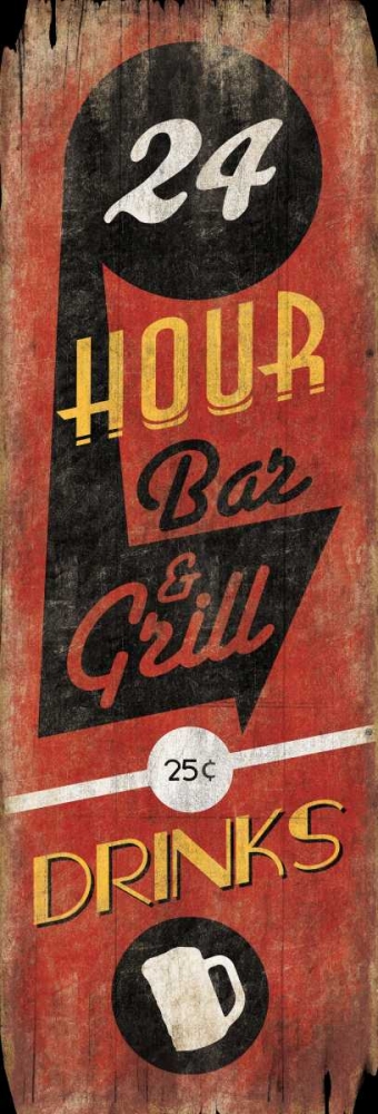 Bar and Grill art print by Jace Grey for $57.95 CAD