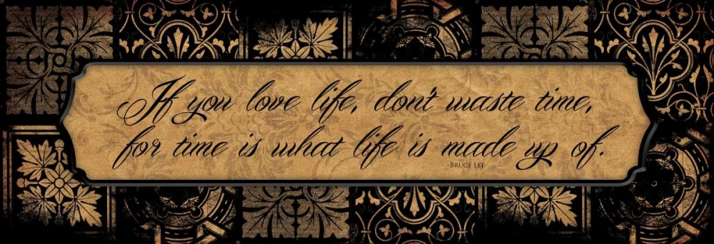 Gold pattern inspirational mate art print by Jace Grey for $57.95 CAD