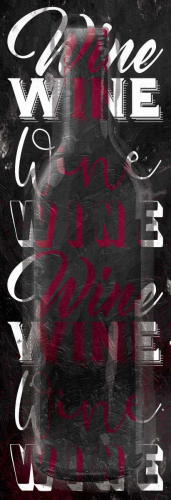 Red Wine Words art print by Jace Grey for $57.95 CAD