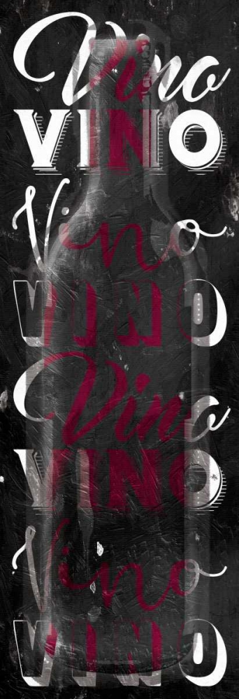 Red Vino Words art print by Jace Grey for $57.95 CAD