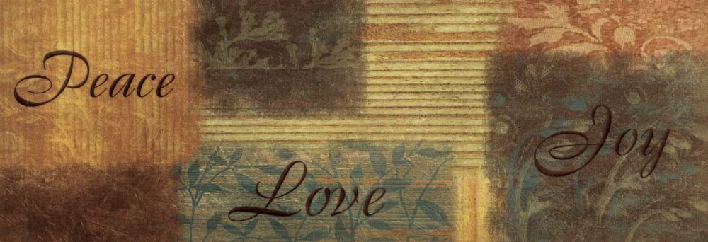Peace Love Joy art print by Jace Grey for $57.95 CAD