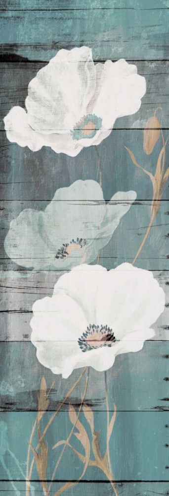 Sea Foam Florals Wood Mate art print by Jace Grey for $57.95 CAD