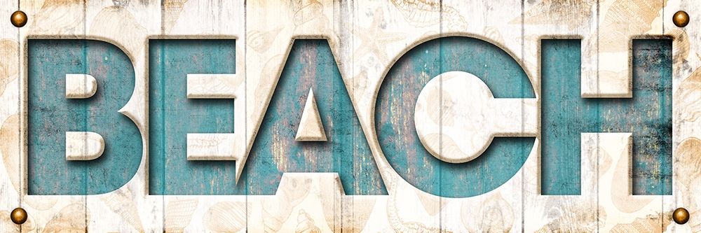 Beach Sign art print by Jace Grey for $57.95 CAD