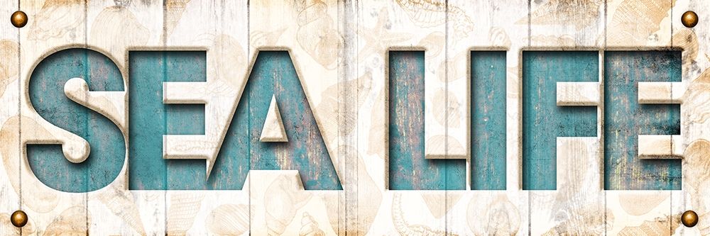 Sea Life Sign art print by Jace Grey for $57.95 CAD