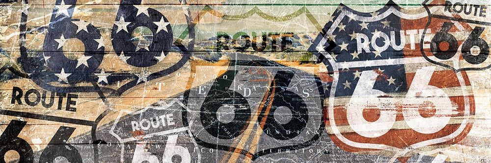 The Route 66 art print by Jace Grey for $57.95 CAD