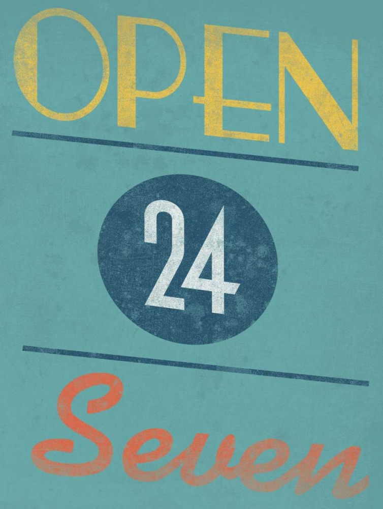 Open 24 Seven art print by Jace Grey for $57.95 CAD