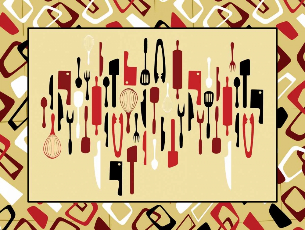 Kitchen Utensils III art print by Jace Grey for $57.95 CAD