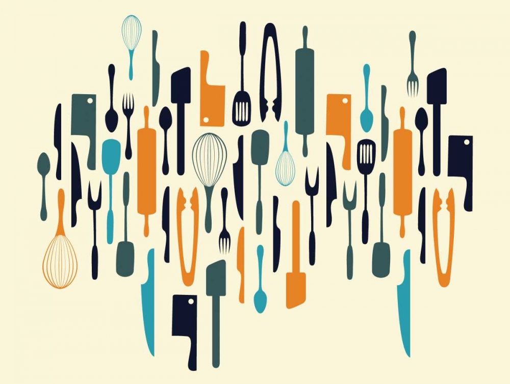 Kitchen Utensils V art print by Jace Grey for $57.95 CAD