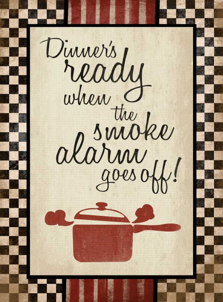 Kitchen Smoke Alarm art print by Jace Grey for $57.95 CAD