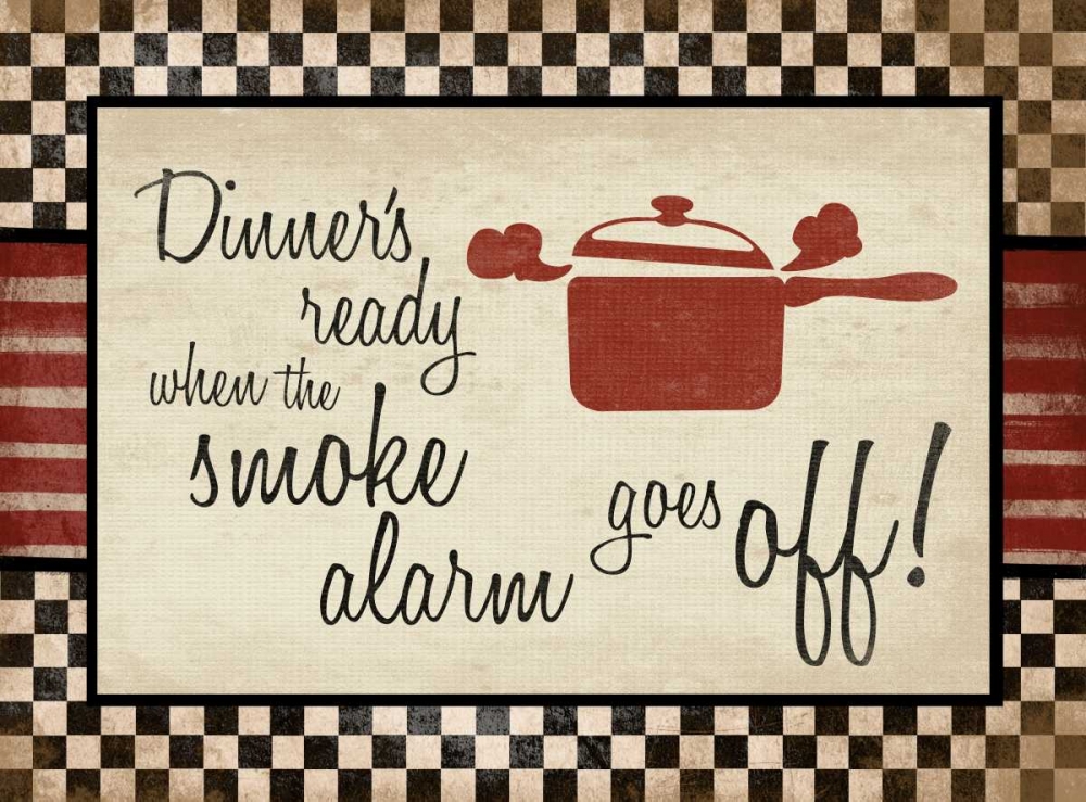 Kitchen Smoke Alarm 2 art print by Jace Grey for $57.95 CAD