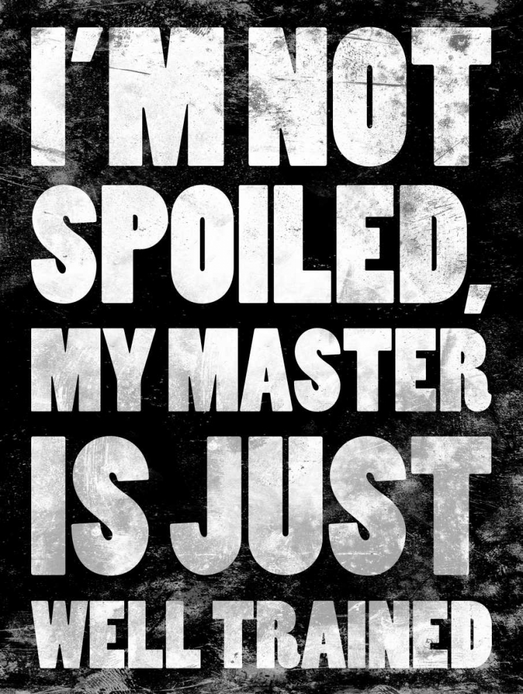 Well Trained 2 art print by Jace Grey for $57.95 CAD