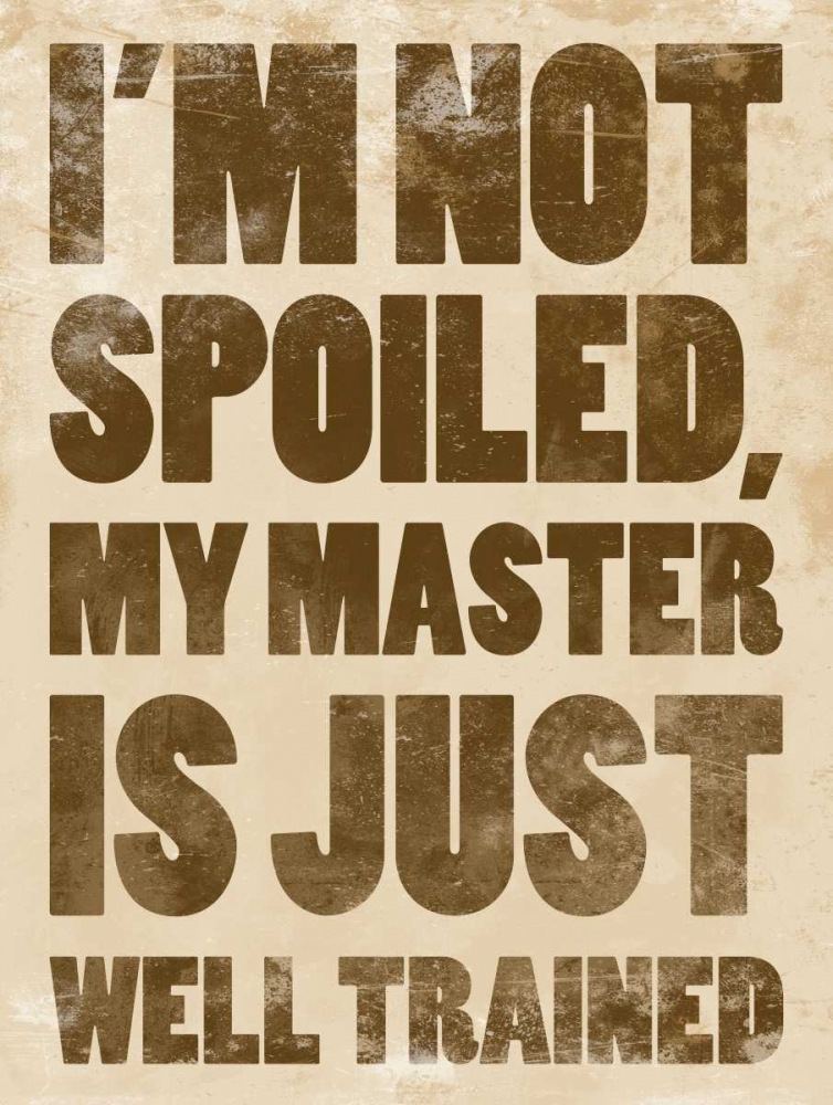 Well Trained art print by Jace Grey for $57.95 CAD