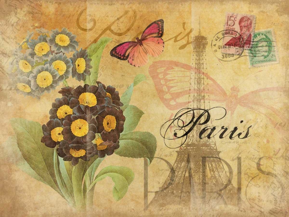 Paris Postcard 6 art print by Jace Grey for $57.95 CAD