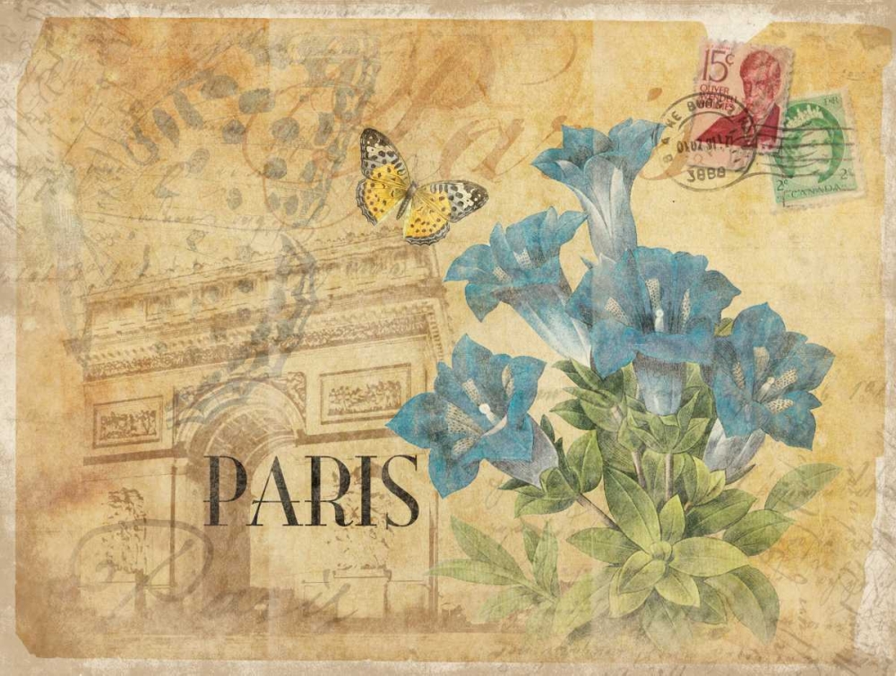 Paris Postcard 7 art print by Jace Grey for $57.95 CAD
