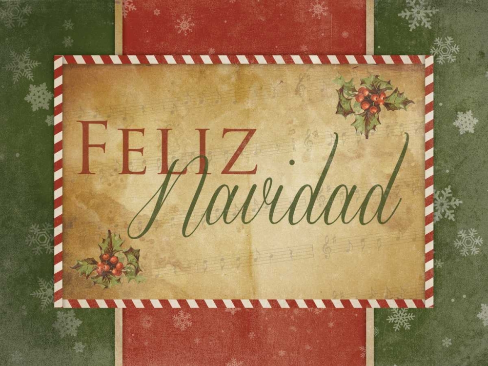Feliz Navidad art print by Jace Grey for $57.95 CAD