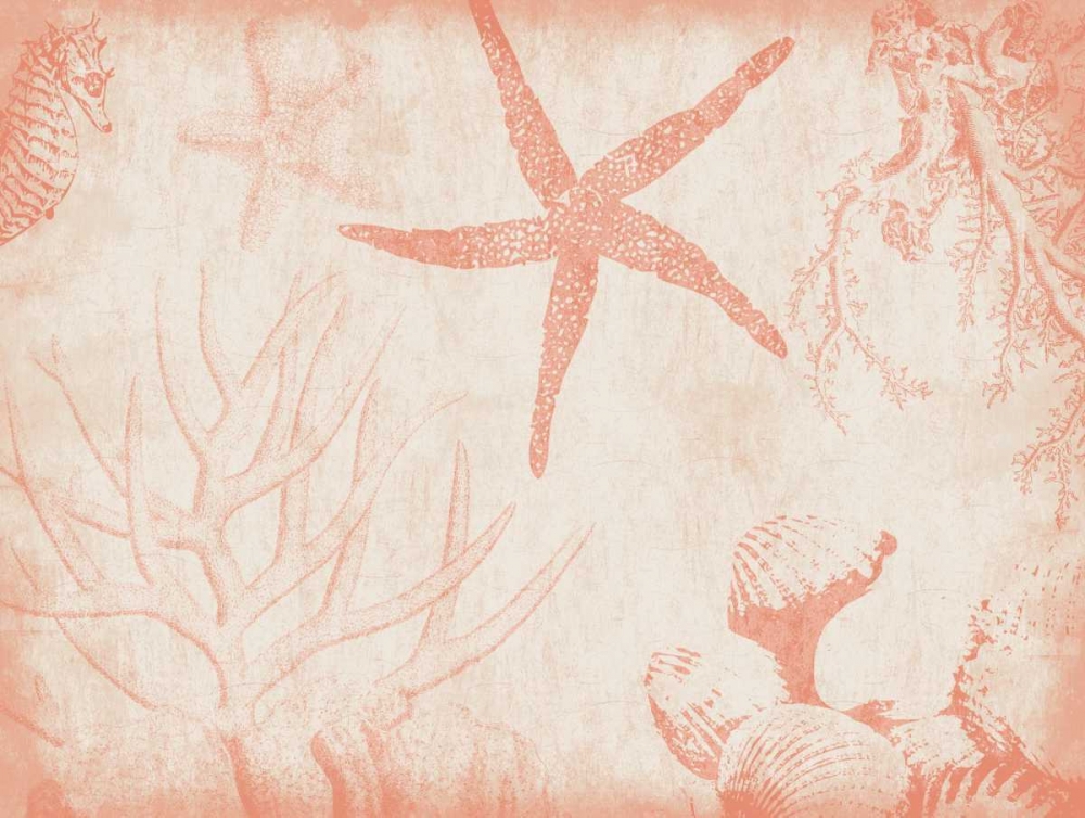 Sea Life in Beige 2 art print by Jace Grey for $57.95 CAD