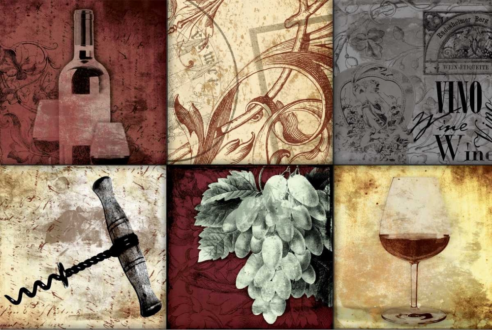 Wine Patch 2 art print by Jace Grey for $57.95 CAD