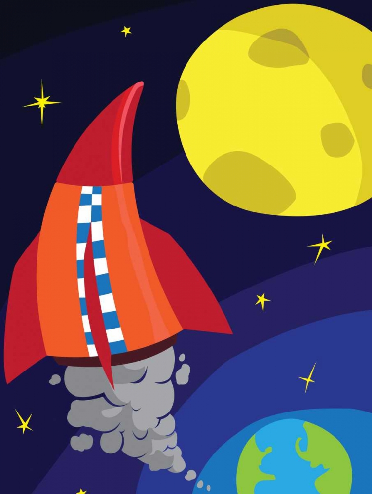 Rocket A art print by Jace Grey for $57.95 CAD