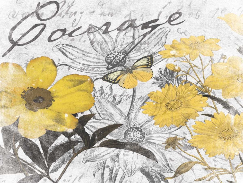 Courage Floral D art print by Jace Grey for $57.95 CAD