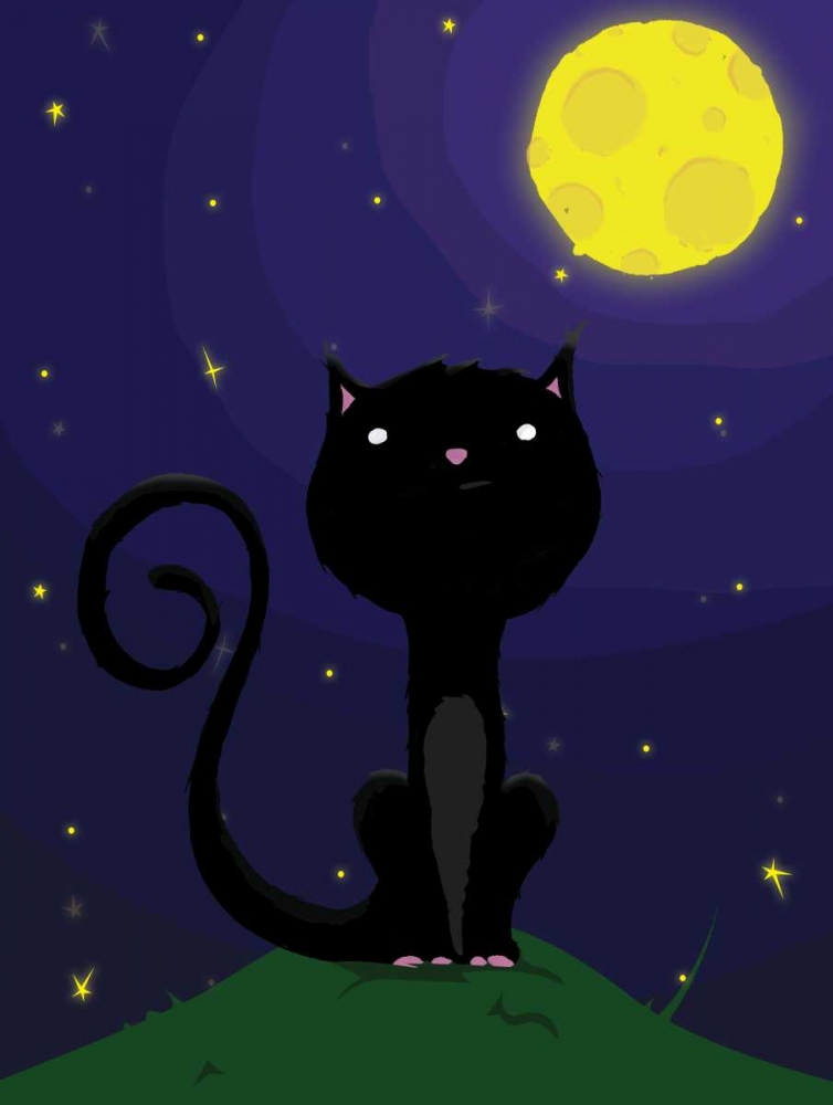 Halloween Cat. A art print by Jace Grey for $57.95 CAD