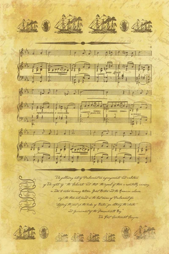 Music Sheet art print by Jace Grey for $57.95 CAD