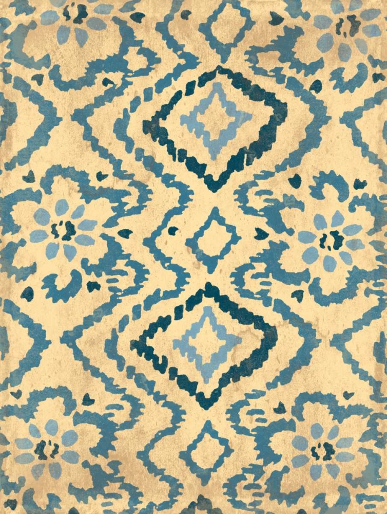 Blue Ikat art print by Jace Grey for $57.95 CAD