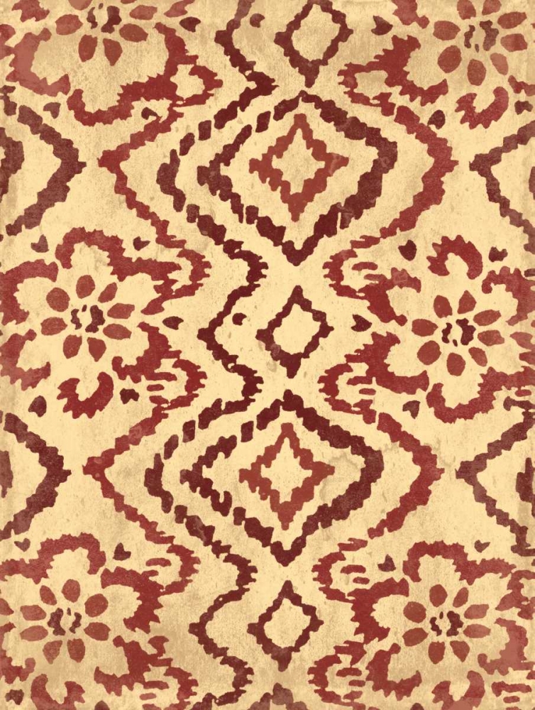 Ox Blood Ikat art print by Jace Grey for $57.95 CAD