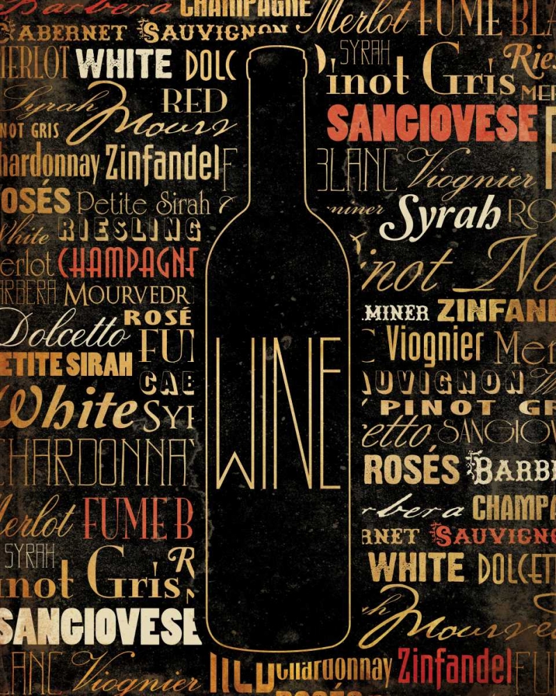 WINE 1 art print by Jace Grey for $57.95 CAD