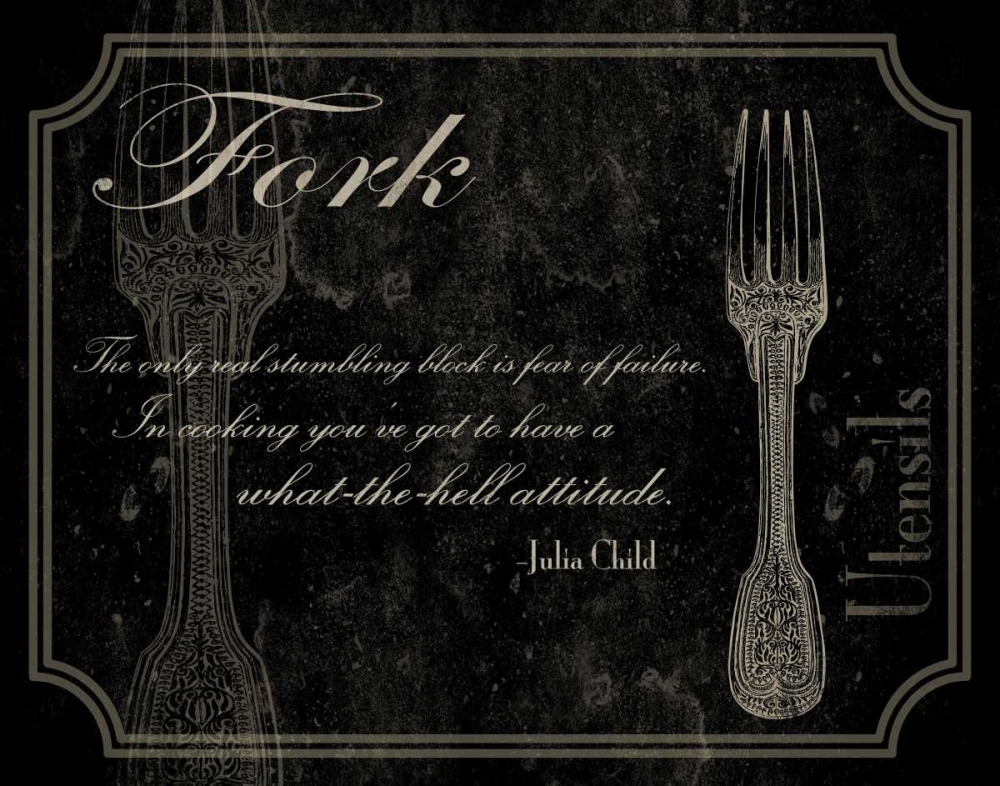 Fork Quote 2 art print by Jace Grey for $57.95 CAD