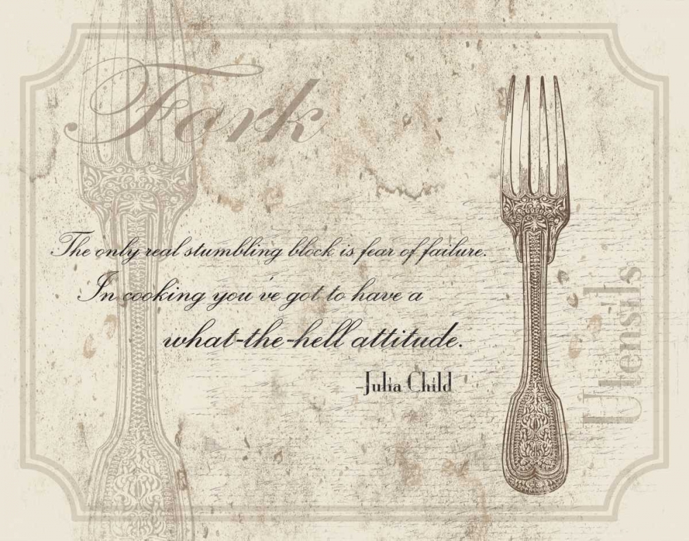 Fork Quote art print by Jace Grey for $57.95 CAD