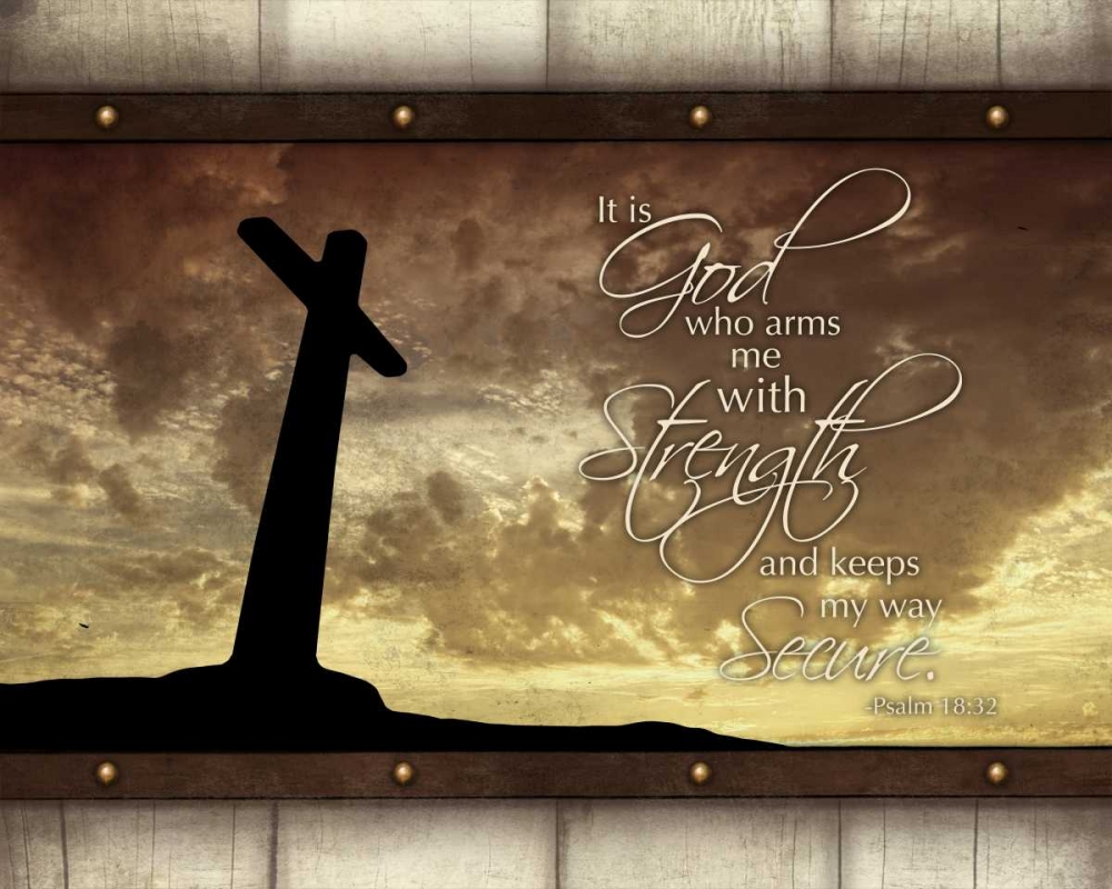 God and Strength art print by Jace Grey for $57.95 CAD