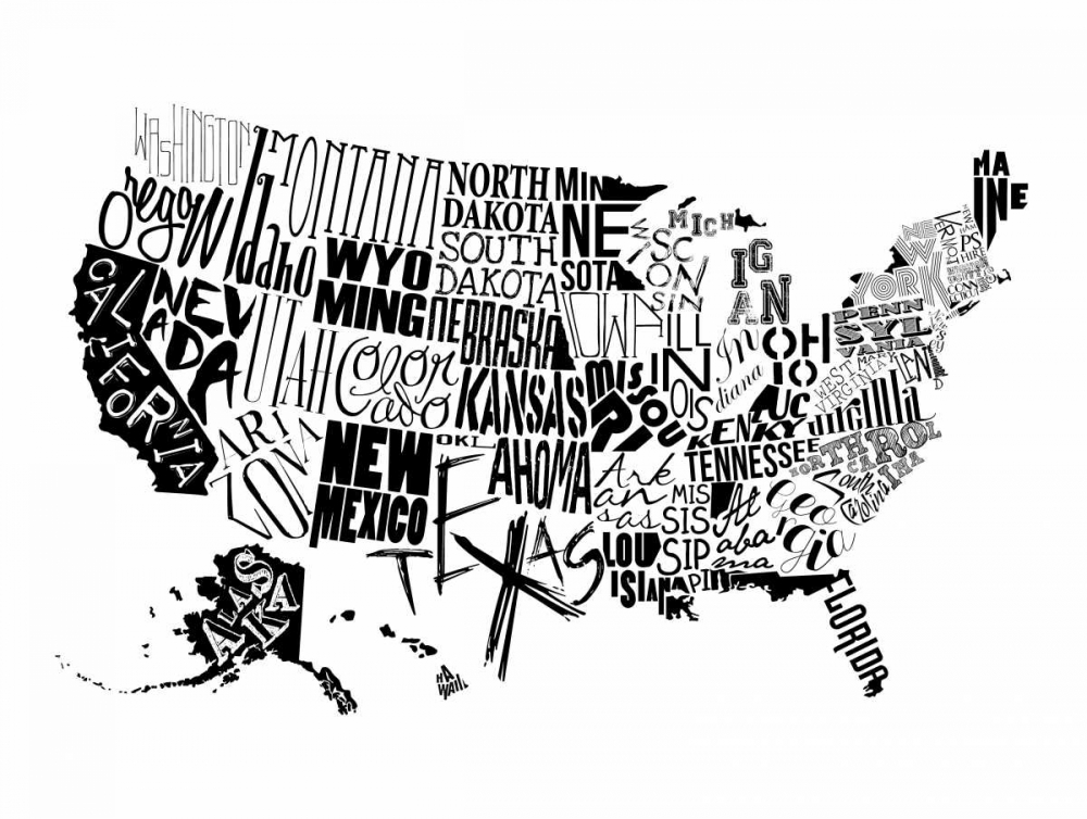 USA art print by Jace Grey for $57.95 CAD