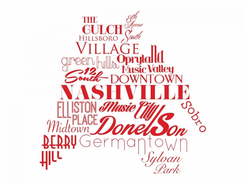 Nashville art print by Jace Grey for $57.95 CAD