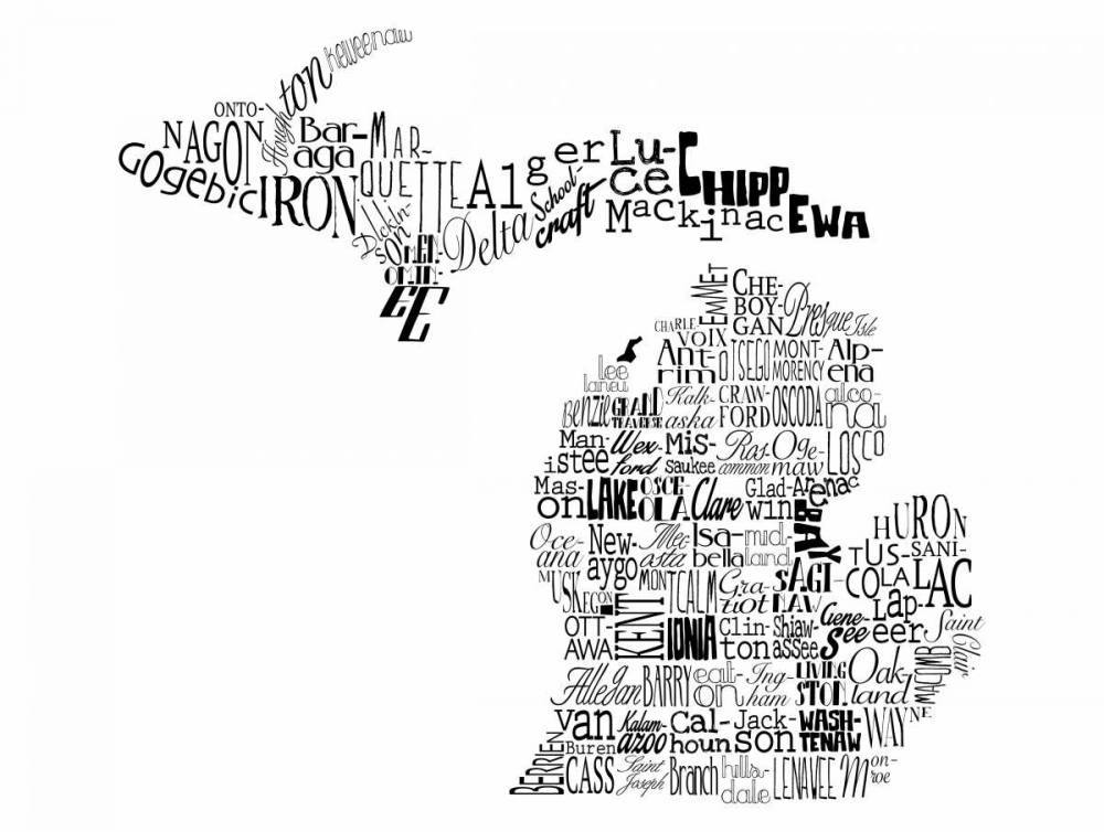 Michigan art print by Jace Grey for $57.95 CAD