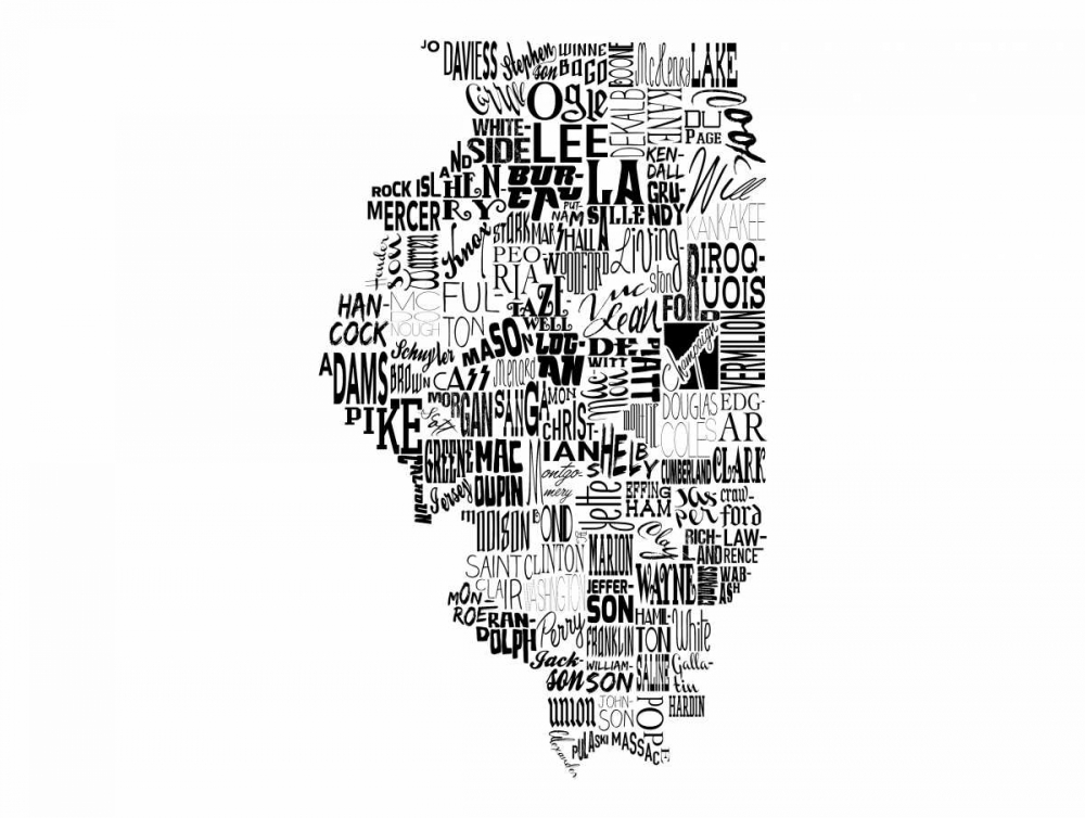 Illinois art print by Jace Grey for $57.95 CAD