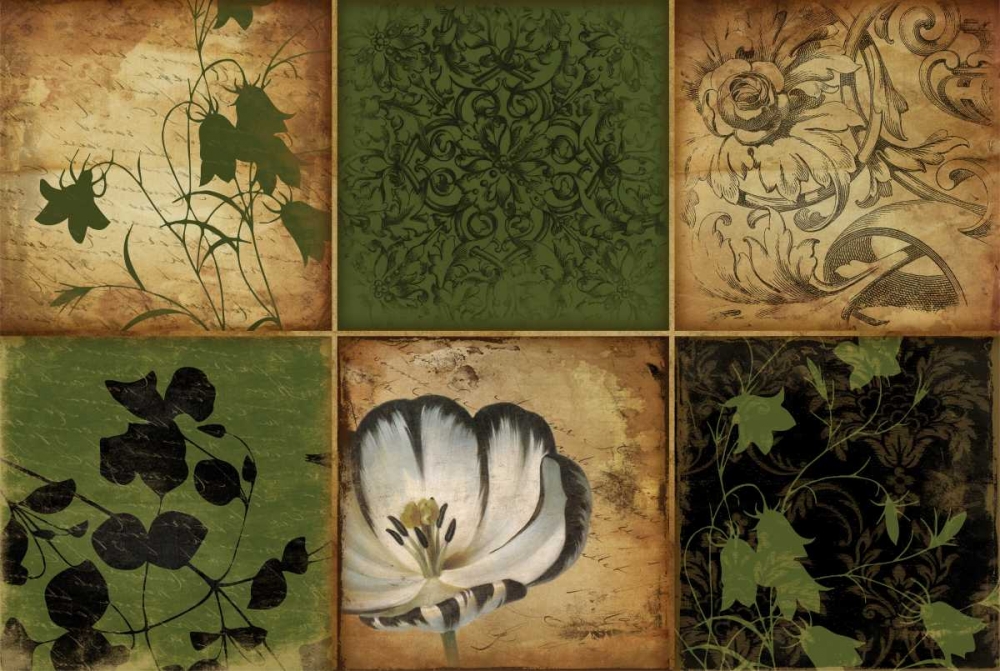 Green Florals art print by Jace Grey for $57.95 CAD