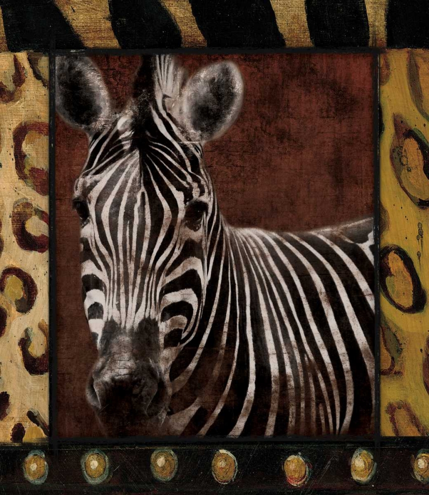 Zebra Dordered art print by Jace Grey for $57.95 CAD