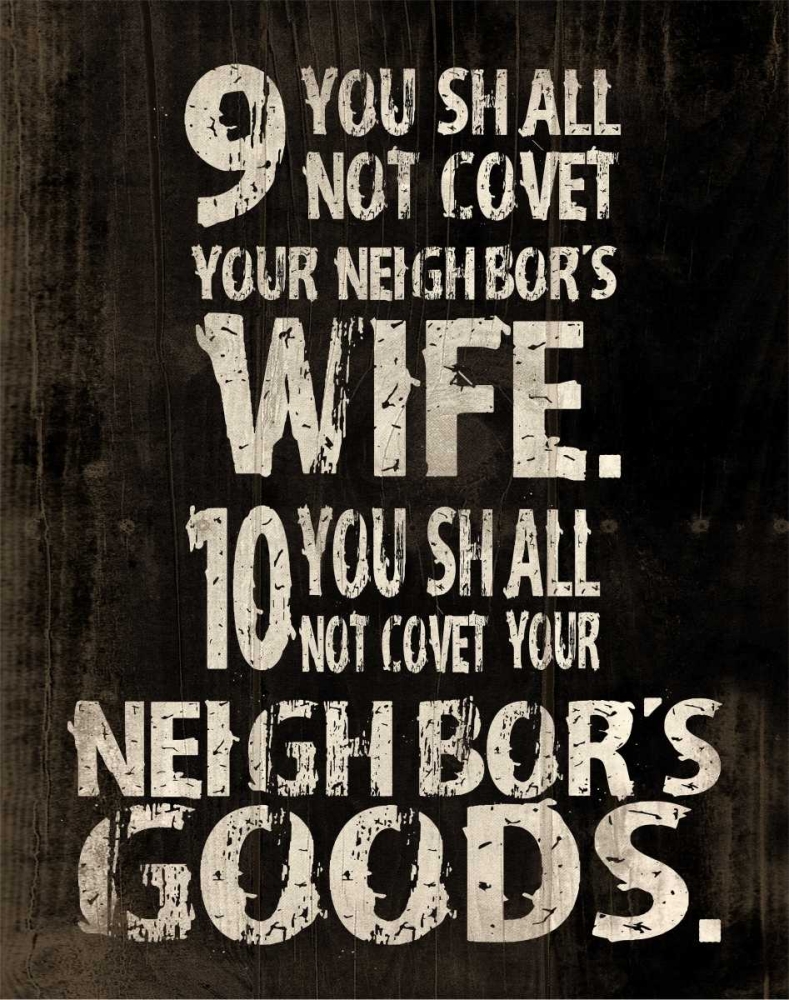 10 Commandments 2 art print by Jace Grey for $57.95 CAD