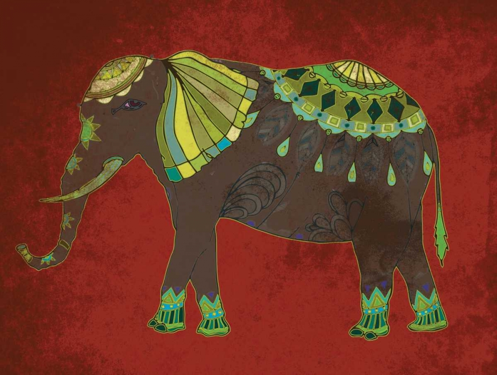 Indian Elephant 2 art print by Jace Grey for $57.95 CAD