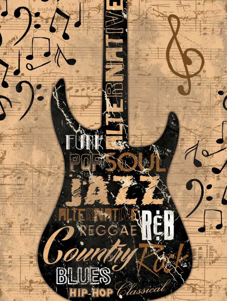 Music Cotes Cream art print by Jace Grey for $57.95 CAD