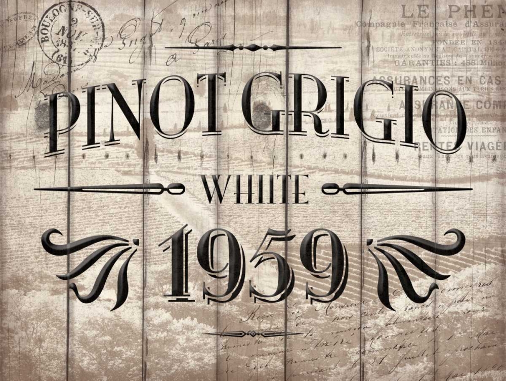 Pinot Grogio art print by Jace Grey for $57.95 CAD