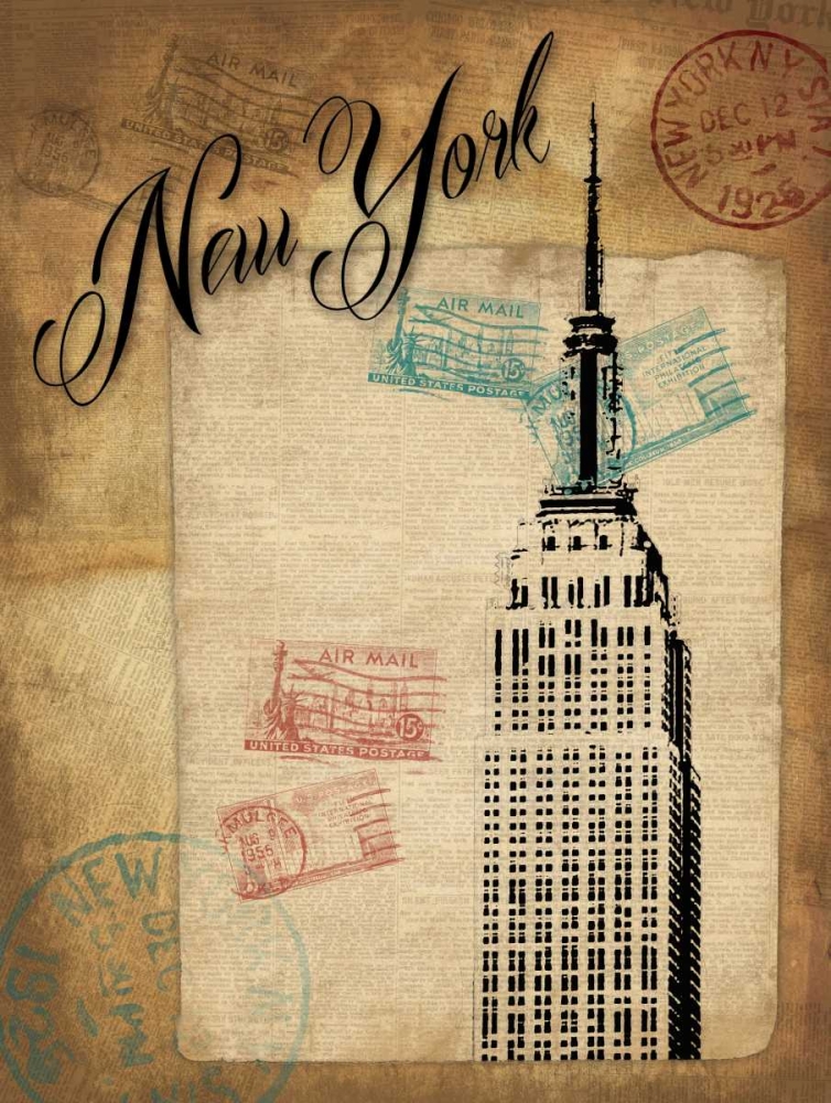 New York Postal art print by Jace Grey for $57.95 CAD