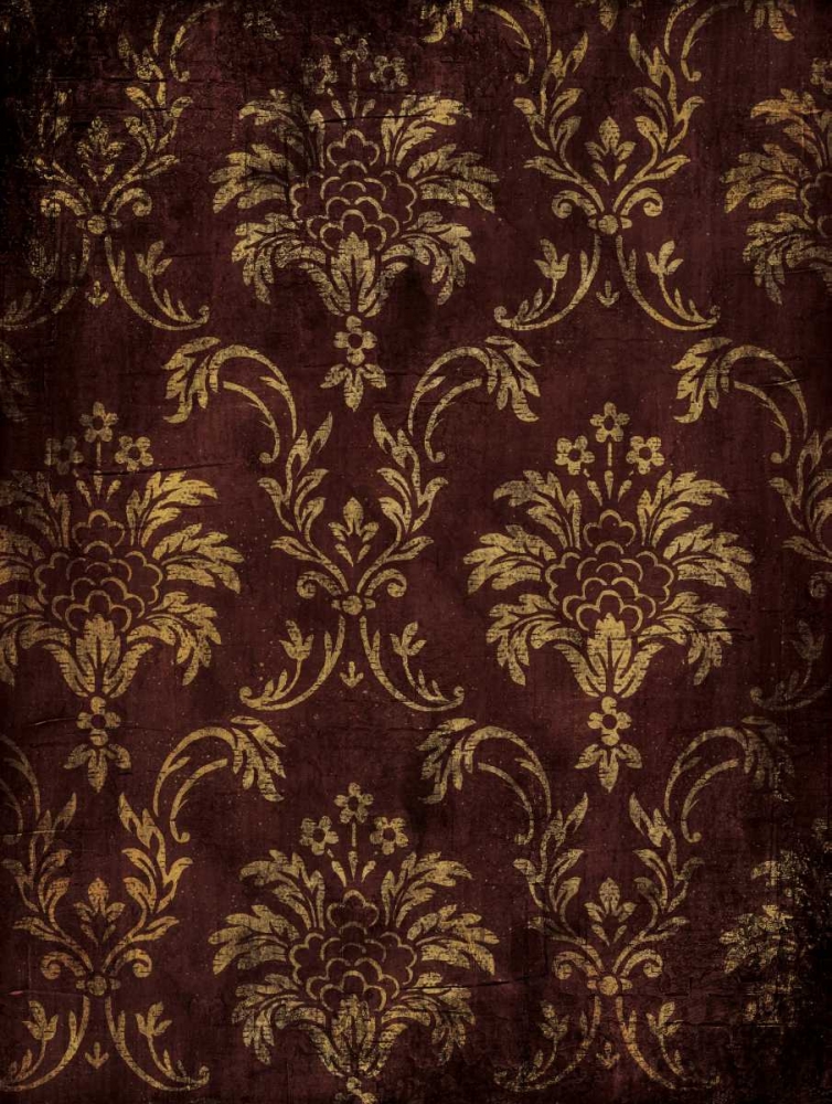 Gold Red Pattern art print by Jace Grey for $57.95 CAD
