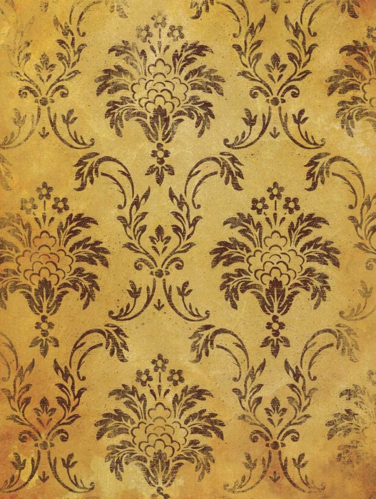 Gold Red Pattern Reversed art print by Jace Grey for $57.95 CAD