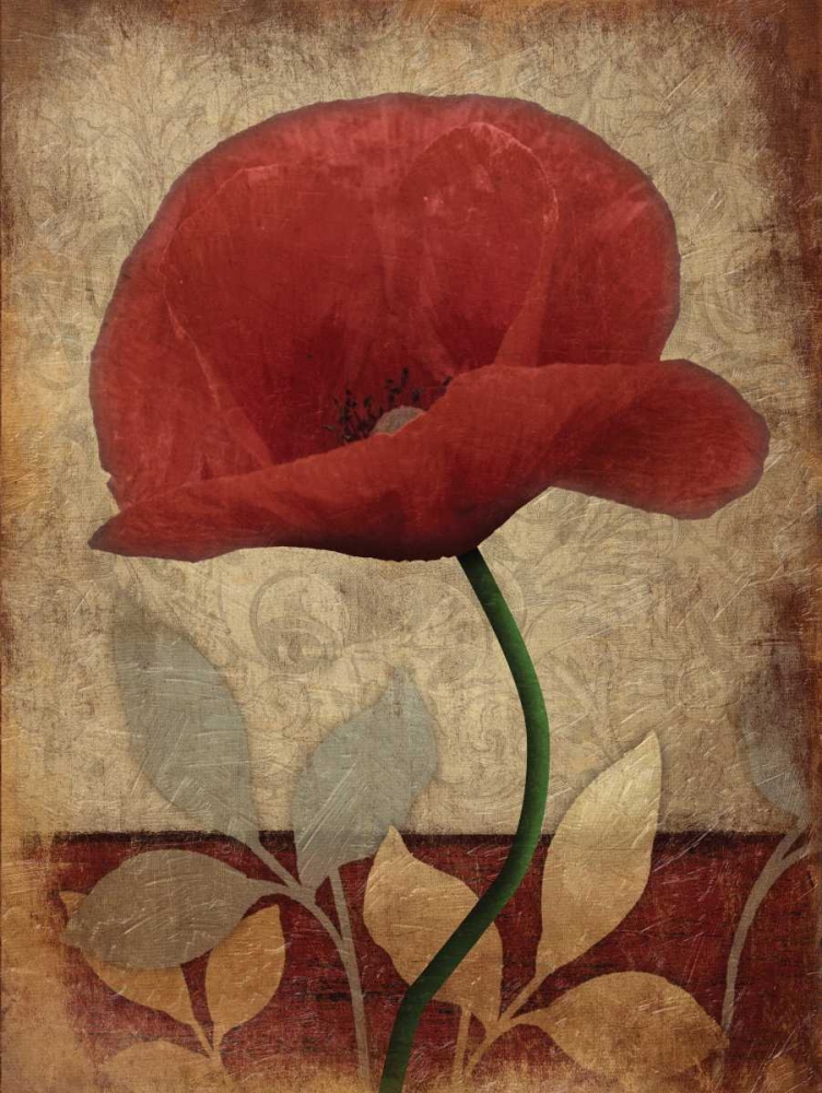 Poppies Vert art print by Jace Grey for $57.95 CAD