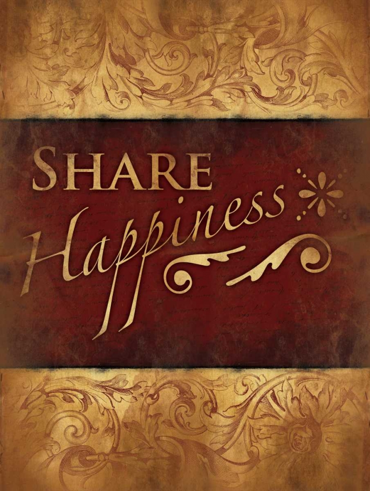 Share Happiness art print by Jace Grey for $57.95 CAD