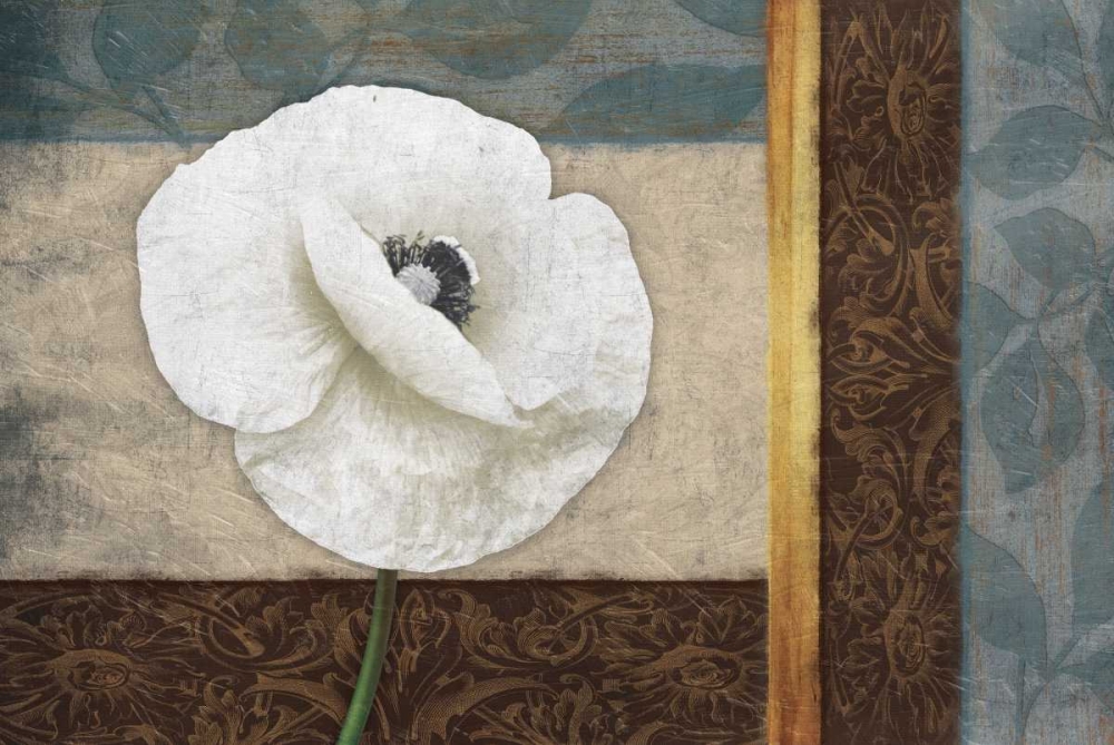 White Floral Horizontal art print by Jace Grey for $57.95 CAD