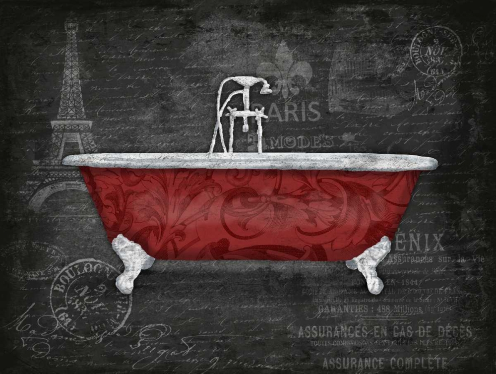 Red Bath 2 art print by Jace Grey for $57.95 CAD