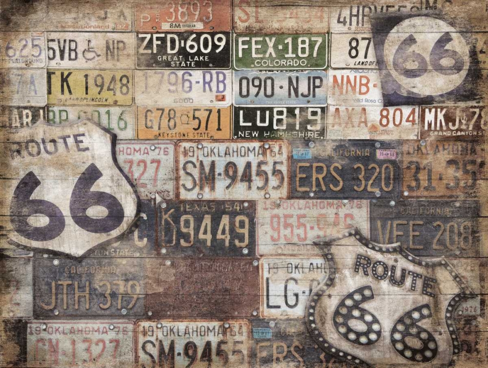 Route 66 Horizontal art print by Jace Grey for $57.95 CAD